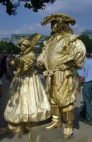 King & Queen Street Performers, Southbank, London